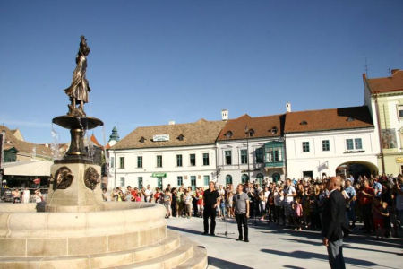 Pápa, új szökőkút