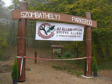Szombathelyi parkerdő átadása