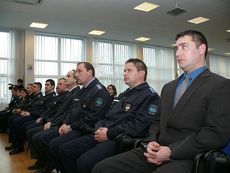 Jutalomosztás rendőröknek