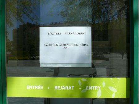 Szombathely, Smatch: átmenetileg zárva