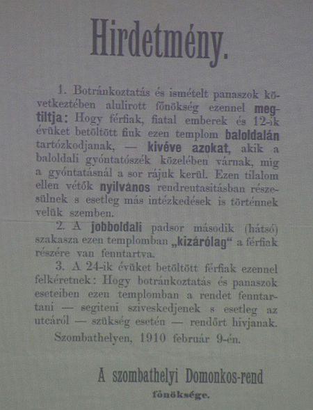 hirdetmény
