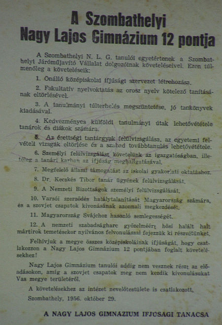 Spiegler Tibor nagy lajos 12 pont