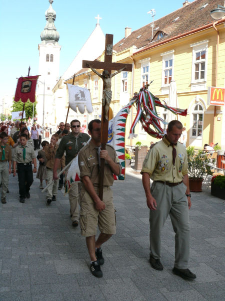 Szent Márton menet Szombathelyen