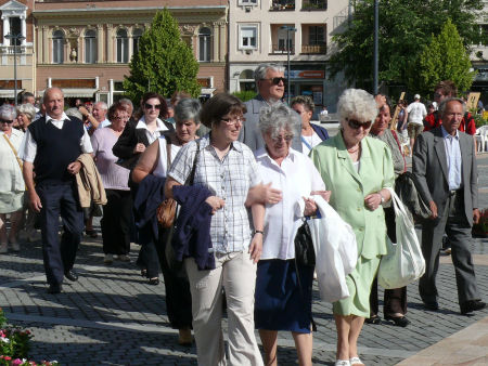Szent Márton menet Szombathelyen