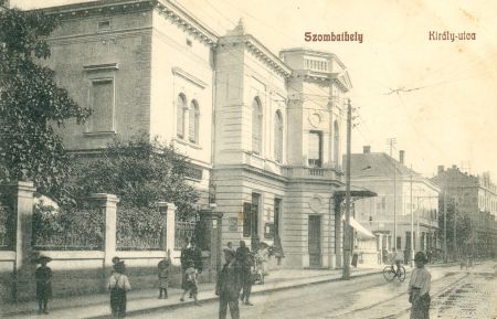 A Vasmegyei Casino épülete a szombathelyi Király utcában (1910)