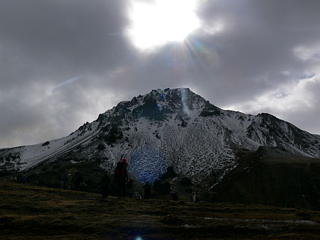 Eyjafjallajökull, az izlandi működő vulkán