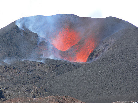 Eyjafjallajökull, az izlandi működő vulkán