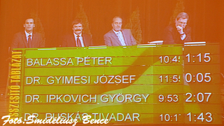 Szombathelyi polg&aacute;rmesterjel&ouml;ltek telev&iacute;zi&oacute;s vit&aacute;ja