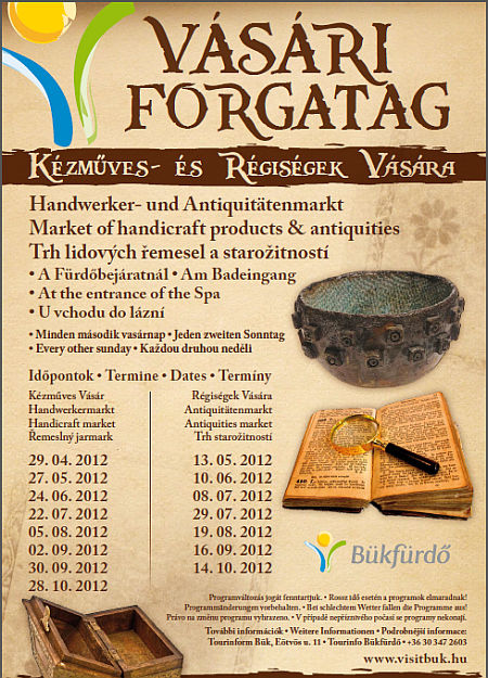 K&eacute;zműves v&aacute;s&aacute;r B&uuml;kf&uuml;rdőn 2012