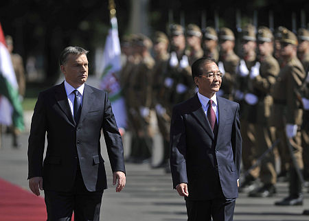 Ven csia-pao és Orbán Viktor