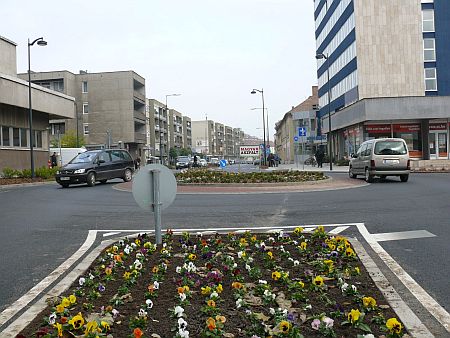 Az új szombathelyi Thököly utcai körforgalom