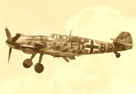 A Me (Messerschmitt) 109 típusú vadászgép