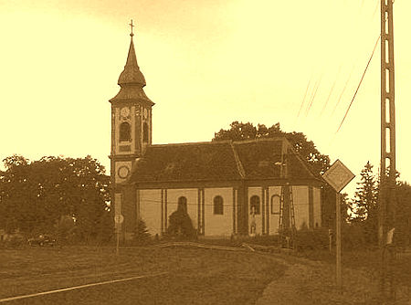 Rábahídvég, templom
