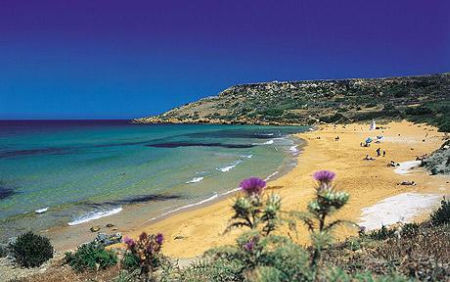 Ramla Bay, Málta (Gozo)