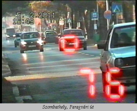 Félezer gyorshajtó Szombathely gyalogos átkelőhelyein