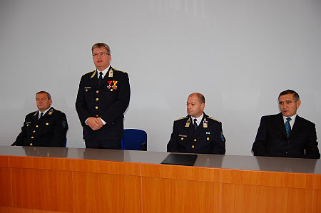 Állománygyűlés a Vas megyei rendőrségen