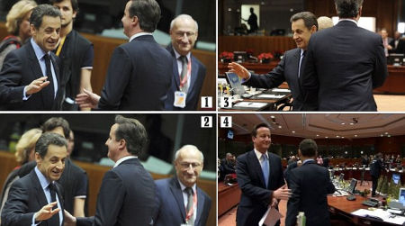 Sarkozy &eacute;s Cameron