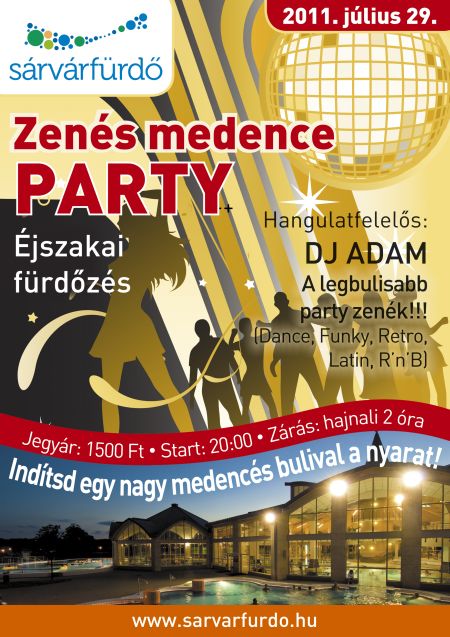 Sárvár, medenceparti