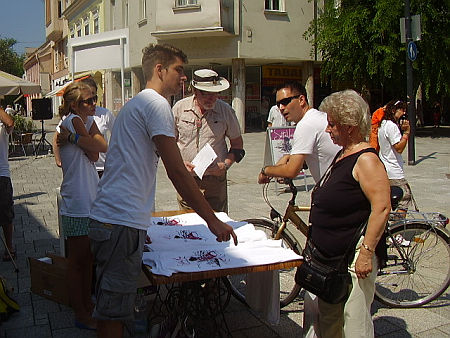 S&eacute;ta van kamp&aacute;n, Szombathely