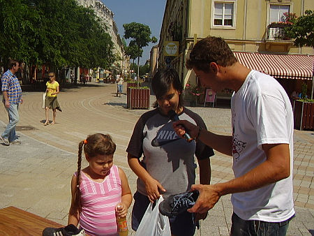 S&eacute;ta van kamp&aacute;ny Szombathelyen