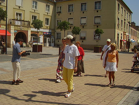 S&eacute;ta van kamp&aacute;ny Szombathelyen