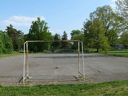 Szombathely, városliget, strand