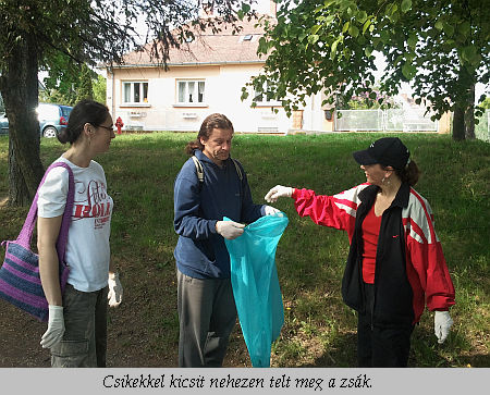 Önkéntes szemétszedés Szombathelyen