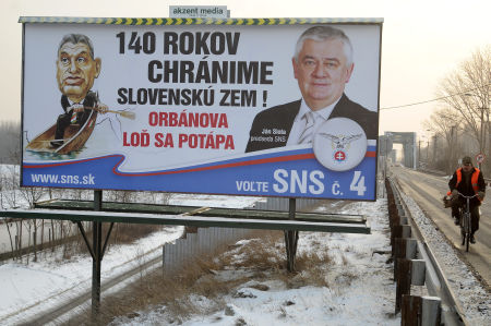Szlovák választási plakátok