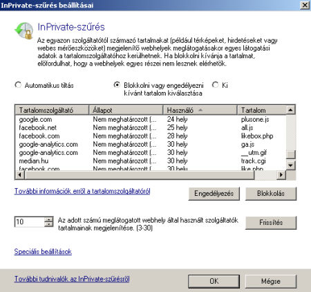Ezt tal&aacute;ltunk az Internet Explorer be&aacute;ll&iacute;t&aacute;sai k&ouml;z&ouml;tt