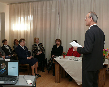 A Dr. Kneffel Pál-előadóterem névadóünnepsége Szombathelyen