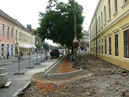Szombathelyi belváros rekonstrukció