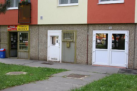Szombathely, Váci utca 70. (a bolt)