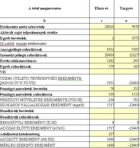 A Savaria Városfejlesztési Kft. 2011-es pénzügyi beszámolója