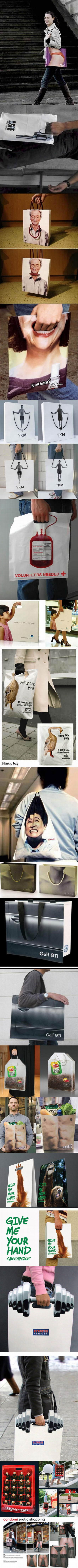 Vicces bevásárlótáskák