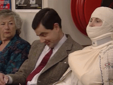 Mr. Bean egyik emlékezetes jelenete Mr. Bean egyik emlékezetes jelenete