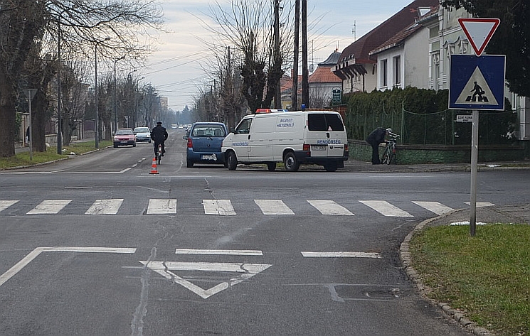 Húsz percen belül két baleset Szombathely belvárosában Húsz percen belül két baleset Szombathely belvárosában