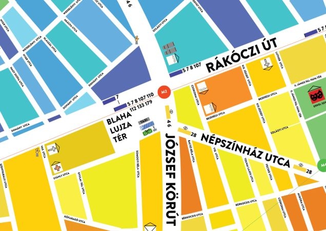 Gumiból készült stresszlabda, mint Budapest-térkép Gumiból készült stresszlabda, mint Budapest-térkép