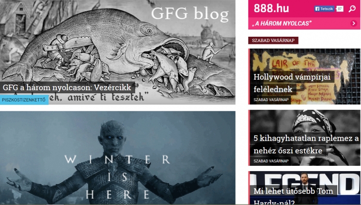 Új országos hírportál: 888.hu Új országos hírportál: 888.hu