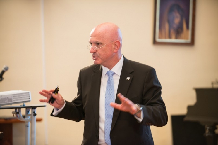 Az izraeli nagykövet tartott előadást a Premontreiben Az izraeli nagykövet tartott előadást a Premontreiben
