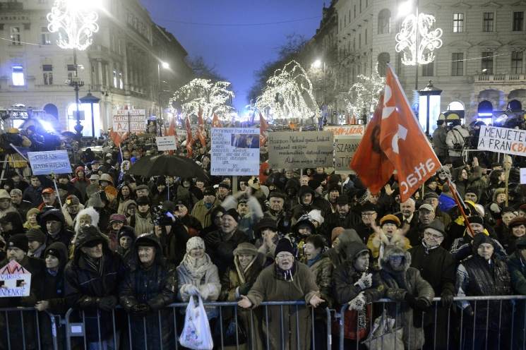 Tüntetés Budapesten Tüntetés Budapesten
