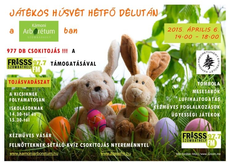 Húsvéti programok jó és rossz időre Vas megyében (2015. április 5-6.) Húsvéti programok jó és rossz időre Vas megyében (2015. április 5-6.)