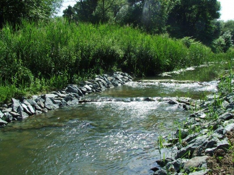 A rehabilitált Csörnöc-Herpenyő patak A rehabilitált Csörnöc-Herpenyő patak