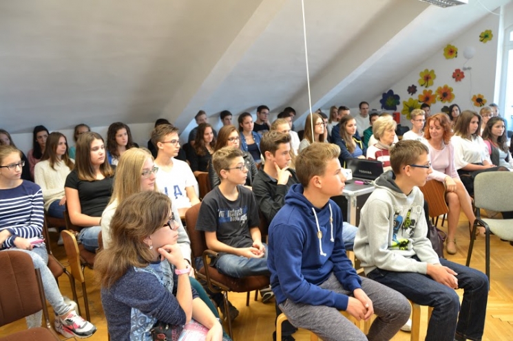 A Premontrei gimnázium vendége volt Prokopp Mária művészettörténész A Premontrei gimnázium vendége volt Prokopp Mária művészettörténész