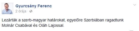 Napi poén: Gyurcsány Szerbiában rekedt