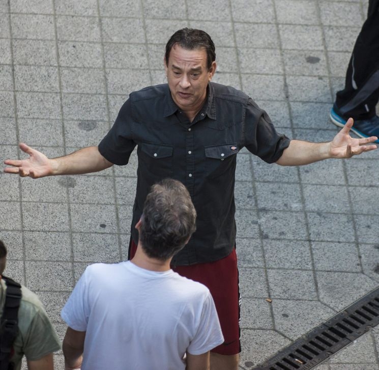 Budapesten forgat Tom Hanks Budapesten forgat Tom Hanks