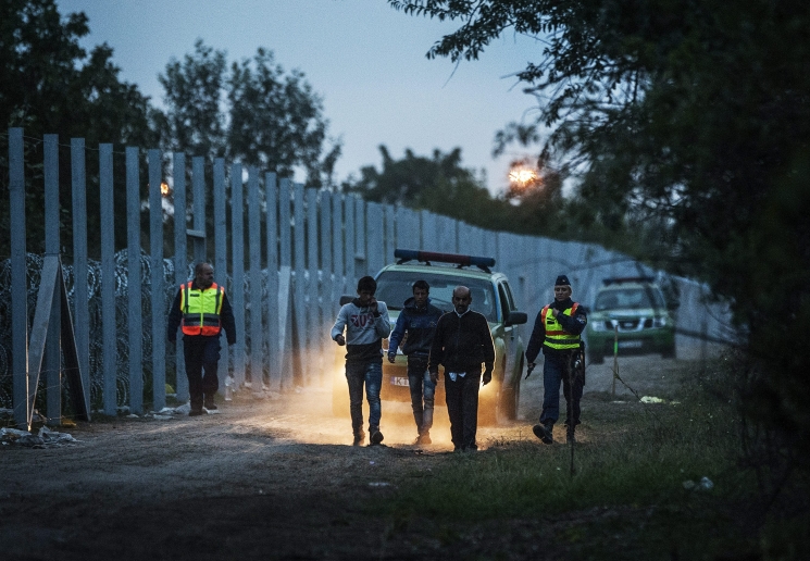 Határzár Röszke térségében 2015. szeptember 10-én