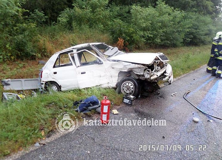 Mentőhelikopter egy Vas megyei balesetnél Mentőhelikopter egy Vas megyei balesetnél