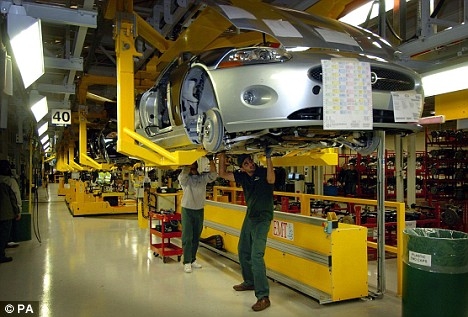 A Jaguar Land Rover (JLR) gyár Castle Bromwich-ban