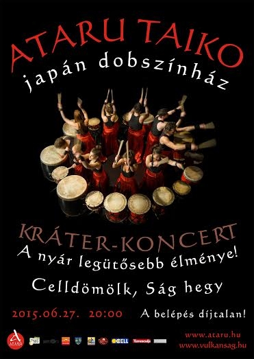 Ataru Taiko koncert Celldömölkön