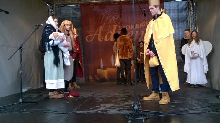 A Szombathelyi Műszaki Szakképző Iskola adventi műsora képekben